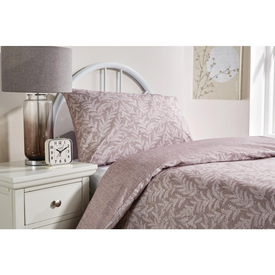 Essentials FIORELLA Zinnia Taupe/Everett Taupe Pillowcase - 48x75cm