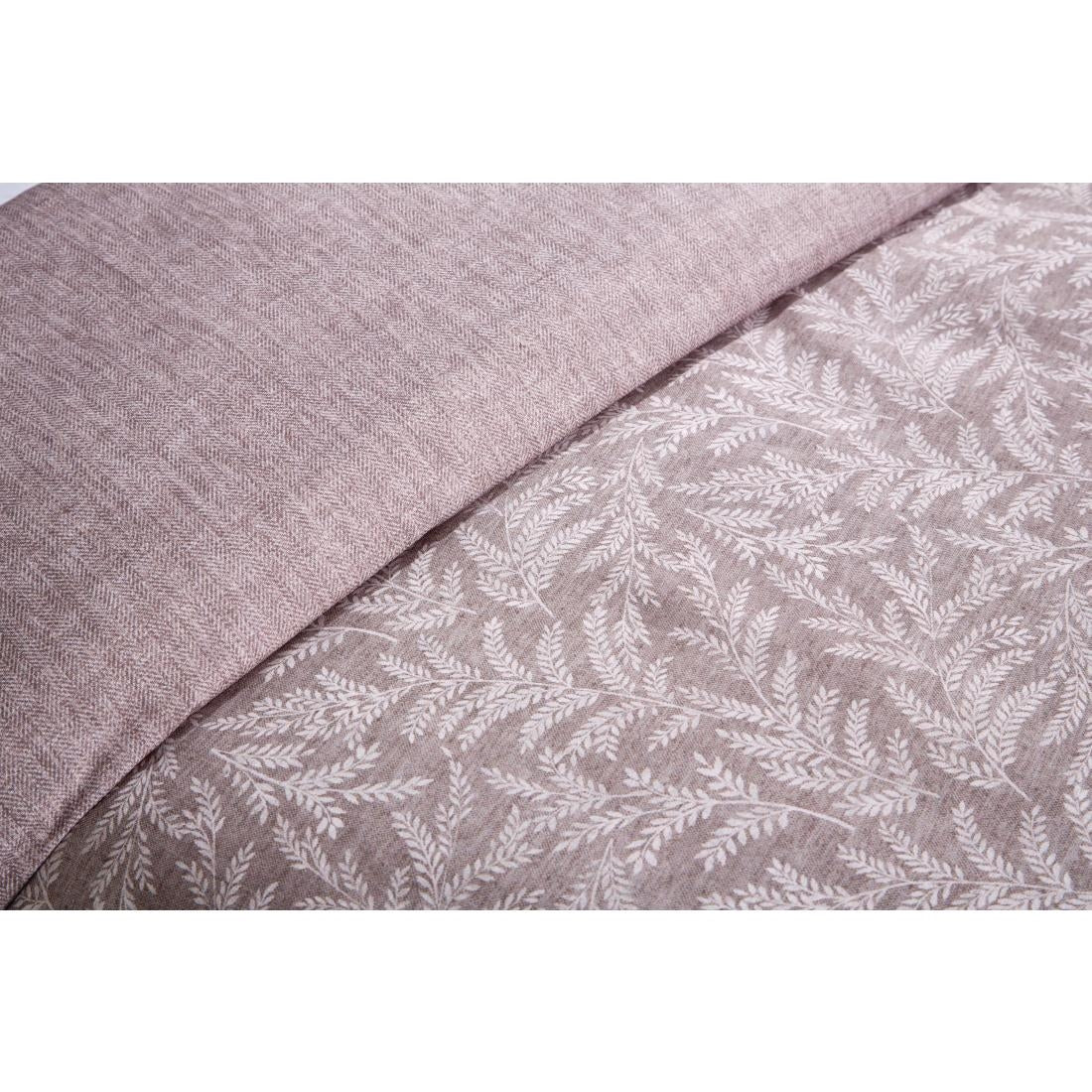 Essentials FIORELLA Zinnia Taupe/Everett Taupe Pillowcase - 48x75cm