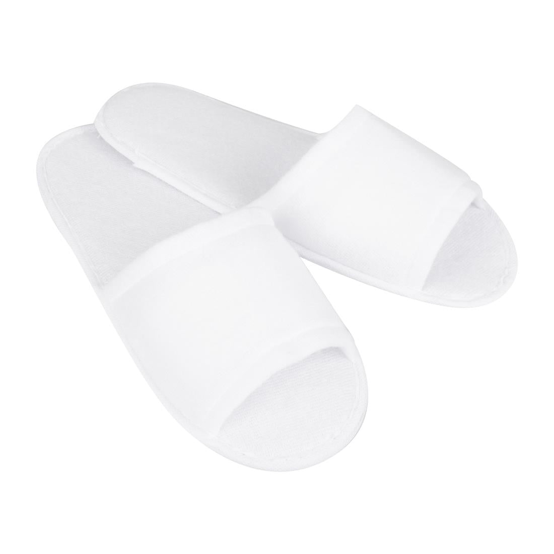 Essentials Slipperlite - Open Toe Slipper White - One Size - Cardboard Sleeve