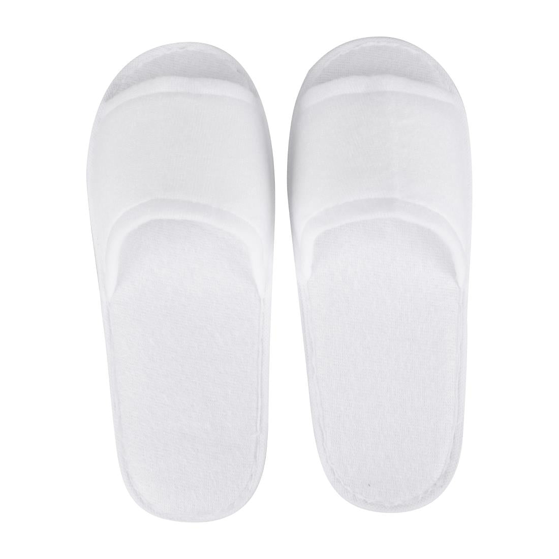 Essentials Slipperlite - Open Toe Slipper White - One Size - Cardboard Sleeve