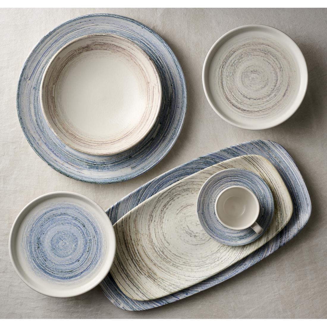 Churchill Elements Coast Walled Plates 160mm (6 Pack)