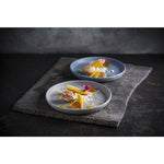 Churchill Emerge Oslo Blue Walled Plates 206mm (6 Pack)