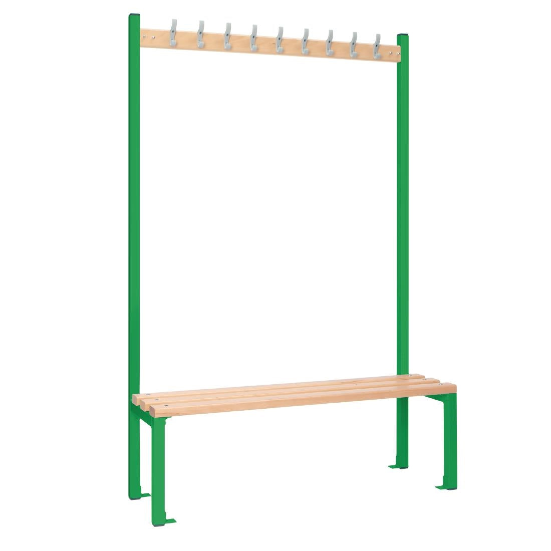 Single-sided Island Seating Green 1200mm