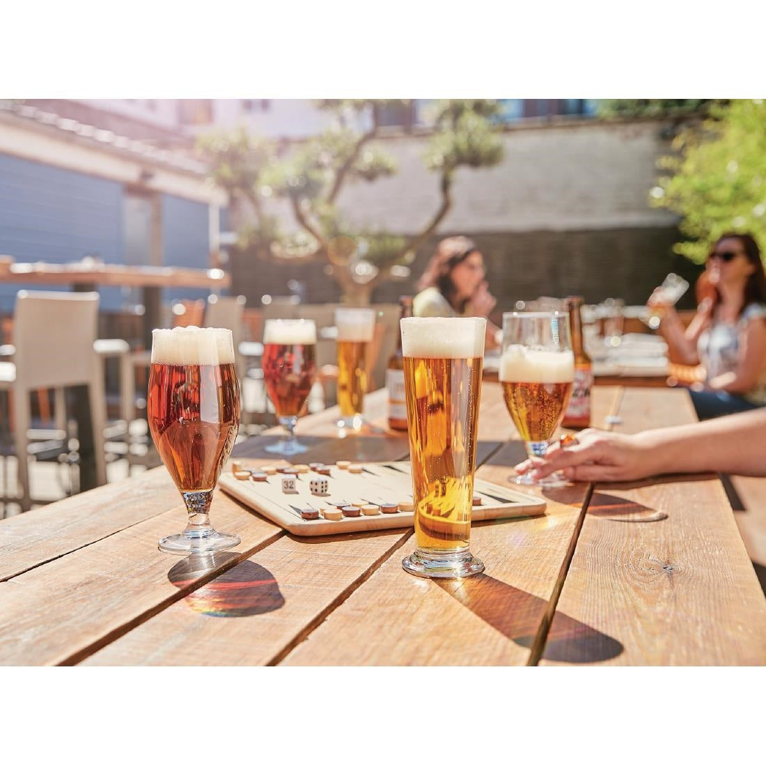 Arcoroc Cervoise Stem Beer Glasses 500ml (24 Pack)