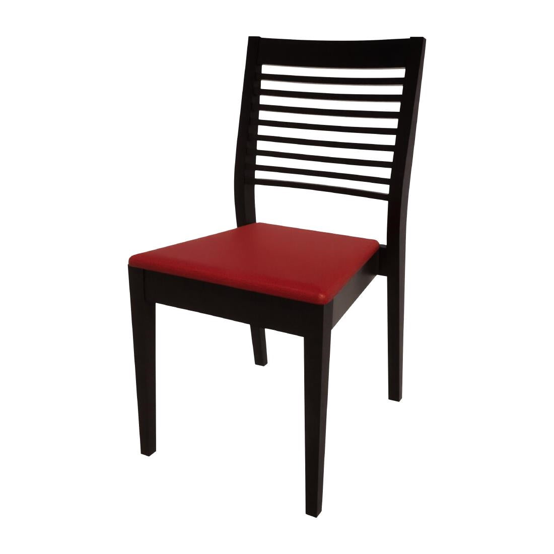 Bolero Bespoke Marty B Stacking Chair in Red/Charcoal