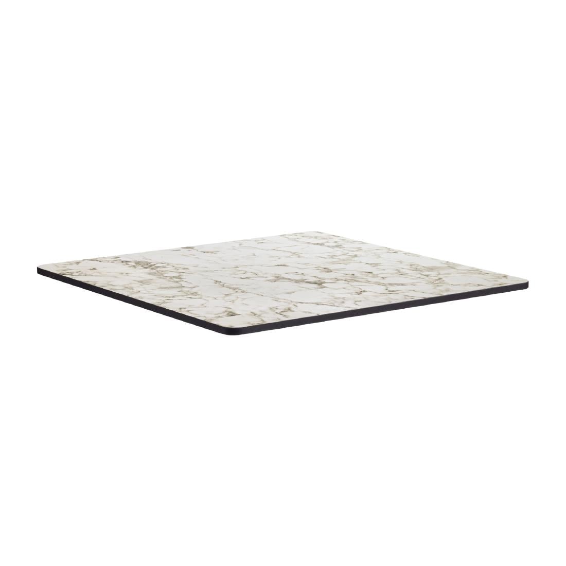 Extrema Square Table Top Carrara Marble 790x790mm