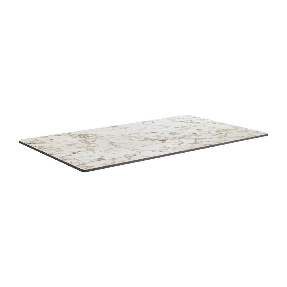 Extrema Rectangular Table Top Carrara Marble 1190x690mm