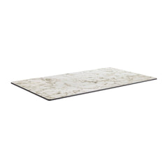 Extrema Rectangular Table Top Carrara Marble 1190x690mm