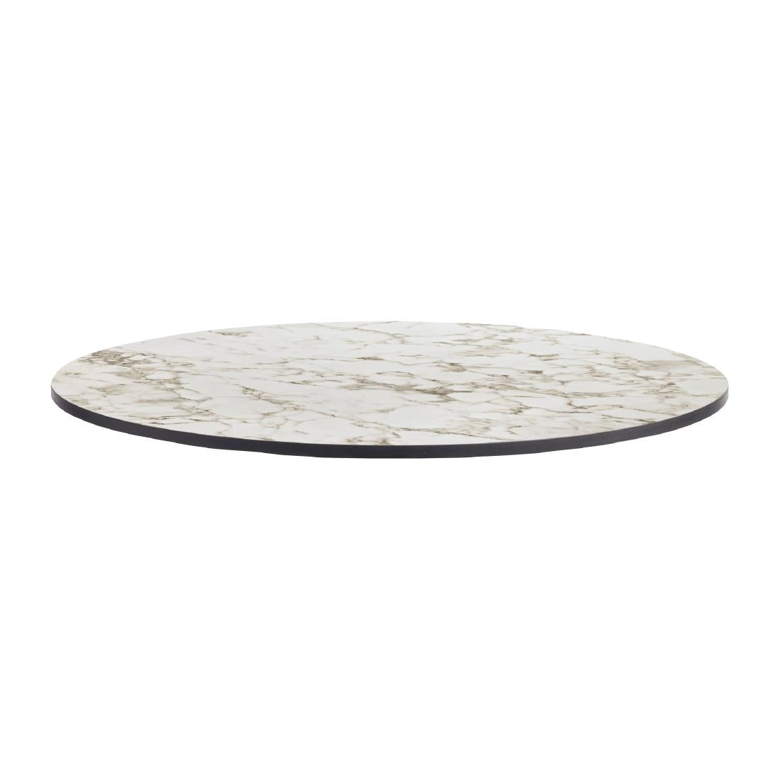 Extrema Round Table Top Carrara Marble 690mm