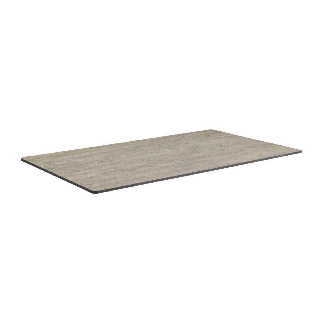 Extrema Rectangular Table Top Textured Cement 1190x690mm