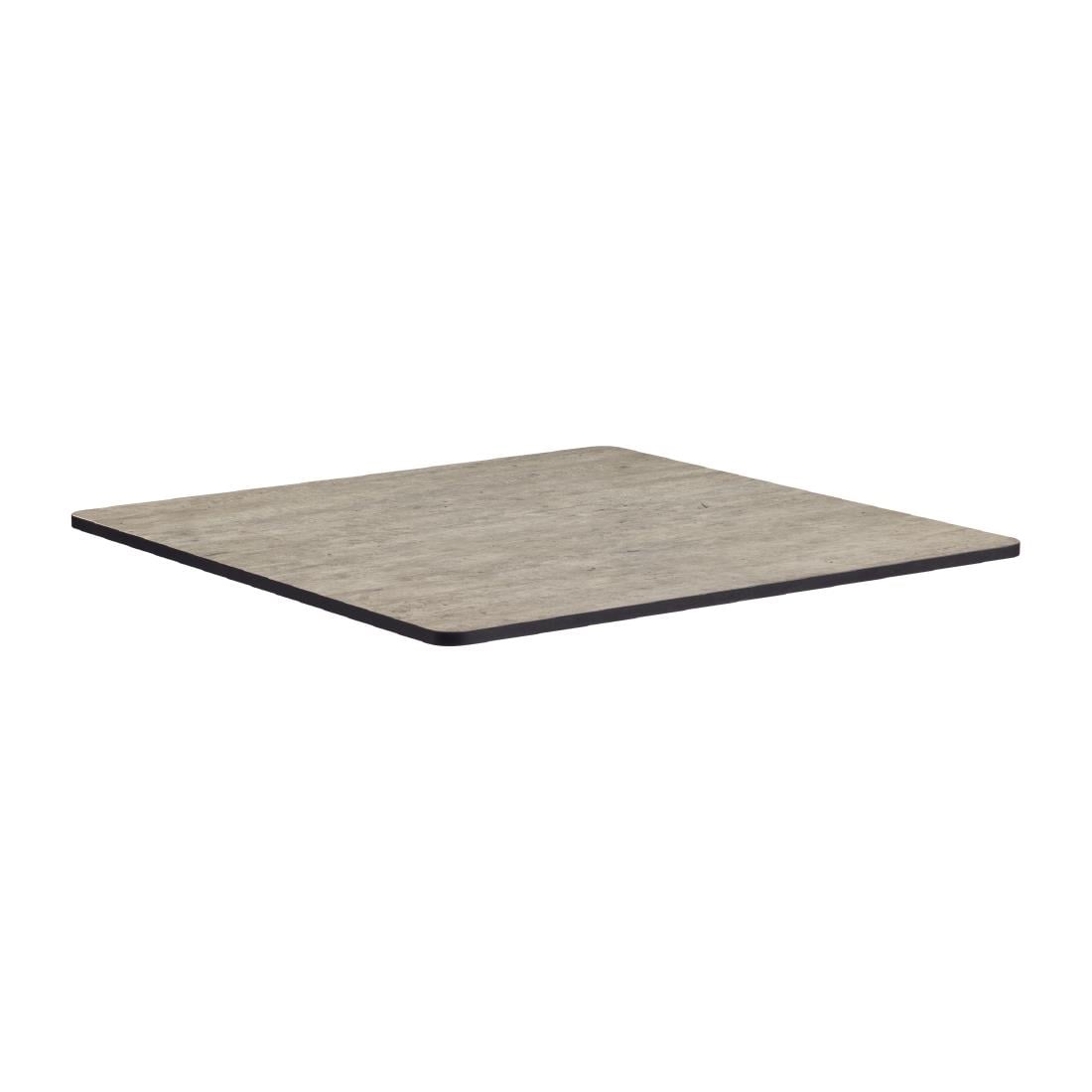 Extrema Square Table Top Textured Cement 790x790mm