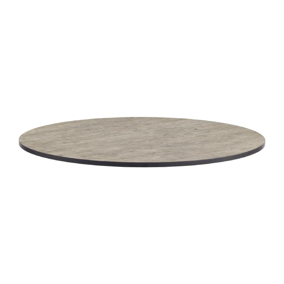 Extrema Round Table Top Textured Cement 690mm