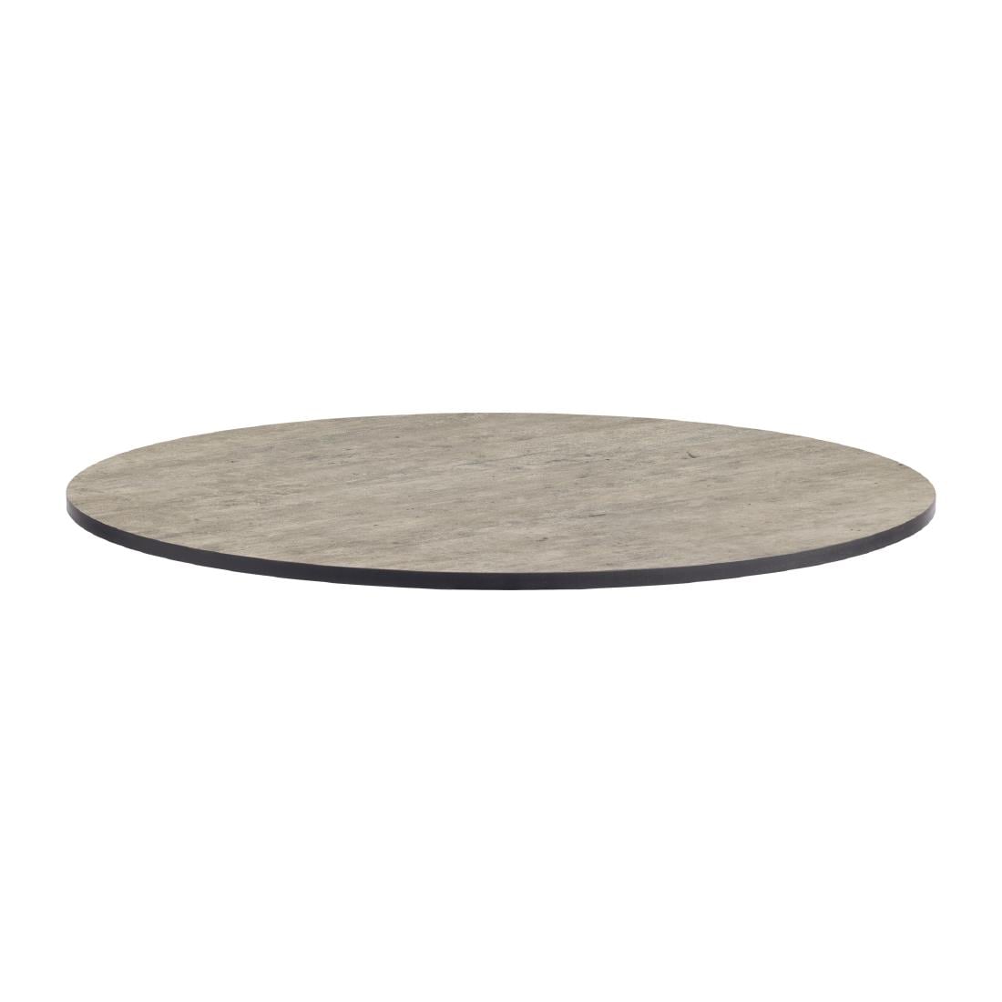 Extrema Round Table Top Textured Cement 600mm