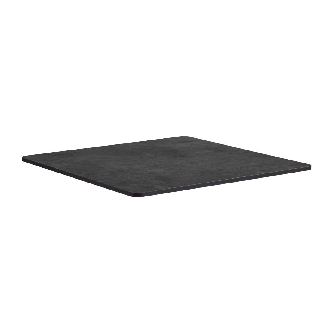 Extrema Square Table Top Metallic Anthracite 690x690mm