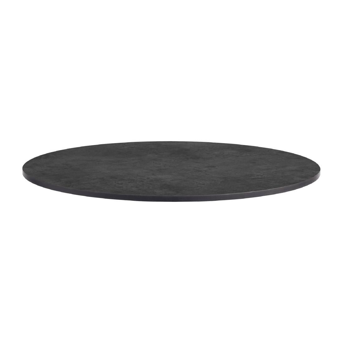 Extrema Round Table Top Metallic Anthracite 900mm