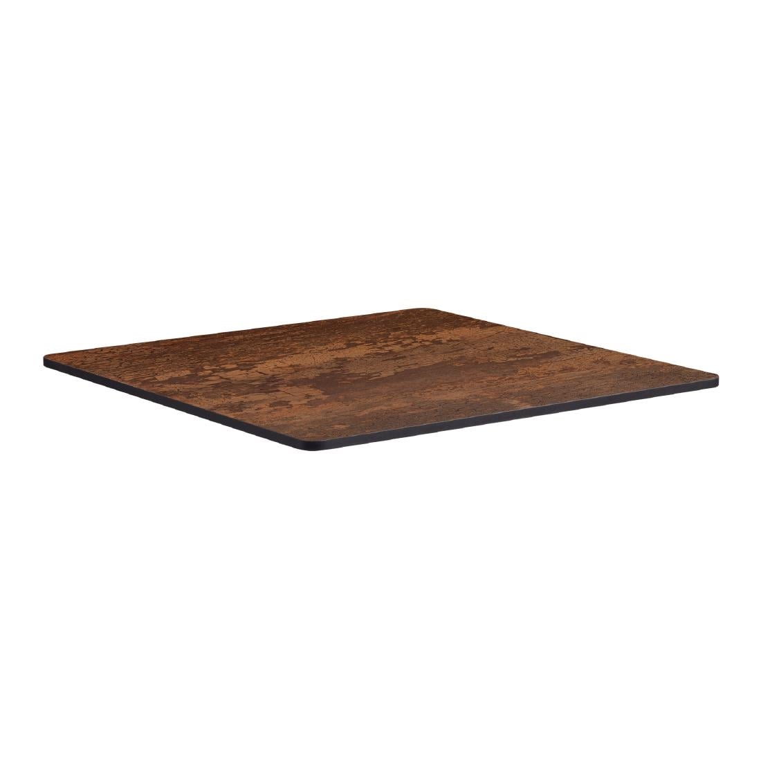 Extrema Square Table Top Vintage Copper 690x690mm