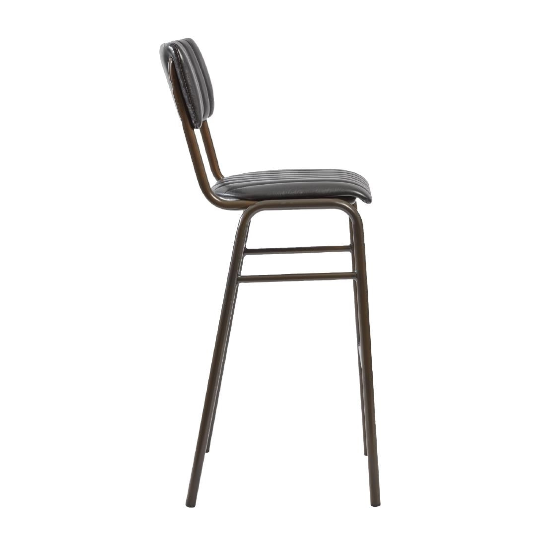 Tavo Stacking Bar Stools Vintage Black (2 Pack)