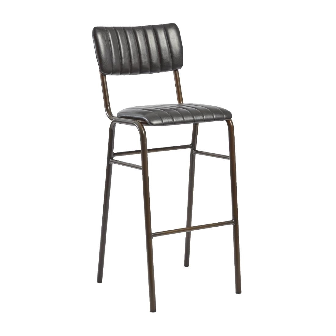 Tavo Stacking Bar Stools Vintage Black (2 Pack)