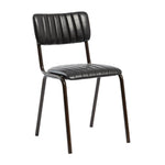 Tavo Stacking Side Chairs Vintage Black (2 Pack)