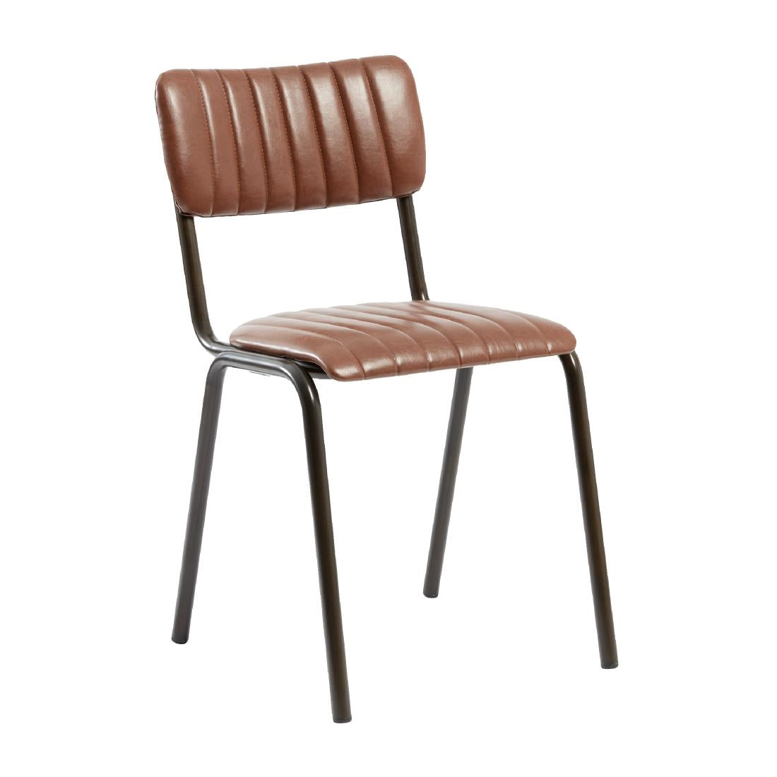 Tavo Stacking Side Chairs Vintage Tan (2 Pack)