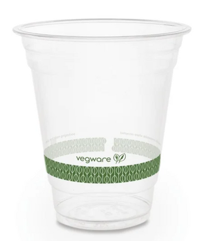 Vegware Compostable PLA Cold Cup 96-Series 12oz (Pack of 1000)