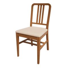 Bolero Bespoke Vicky Side Chair – Cream/Oak Contract Dining Chair