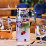 Arcoroc Spring Glass Jugs with Lid 1Ltr (6 Pack)