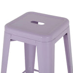 Bolero Bistro Metal High Stools Lilac Pop (4 Pack)