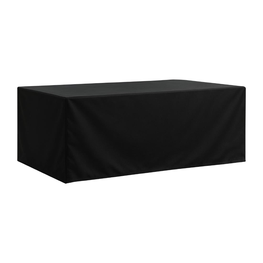 Bolero Rectangular Outdoor Chair & Table Cover Black 3100x1500mm