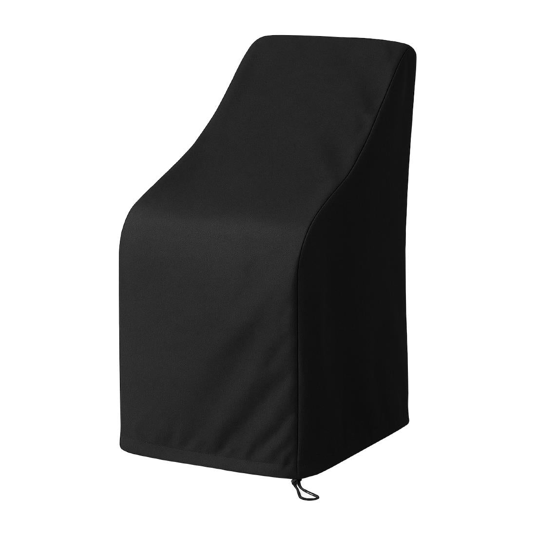 Bolero Side Chair Outdoor Cover Black Fits 8 Chairs 700x700mm