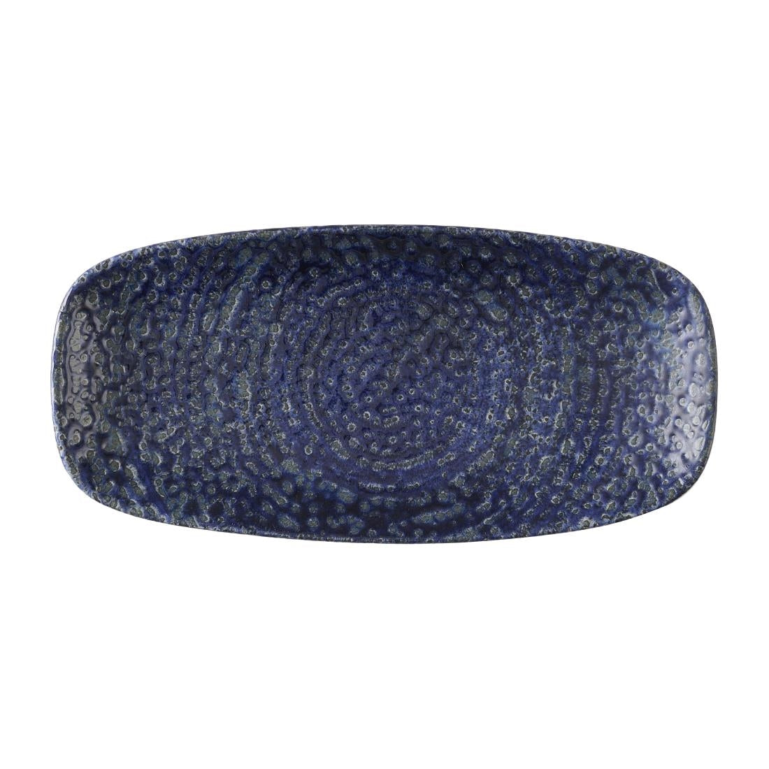 Churchill Studio Prints Homespun Chroma Twilight Chefs Oblong Plates 255 x 127mm (12 Pack)