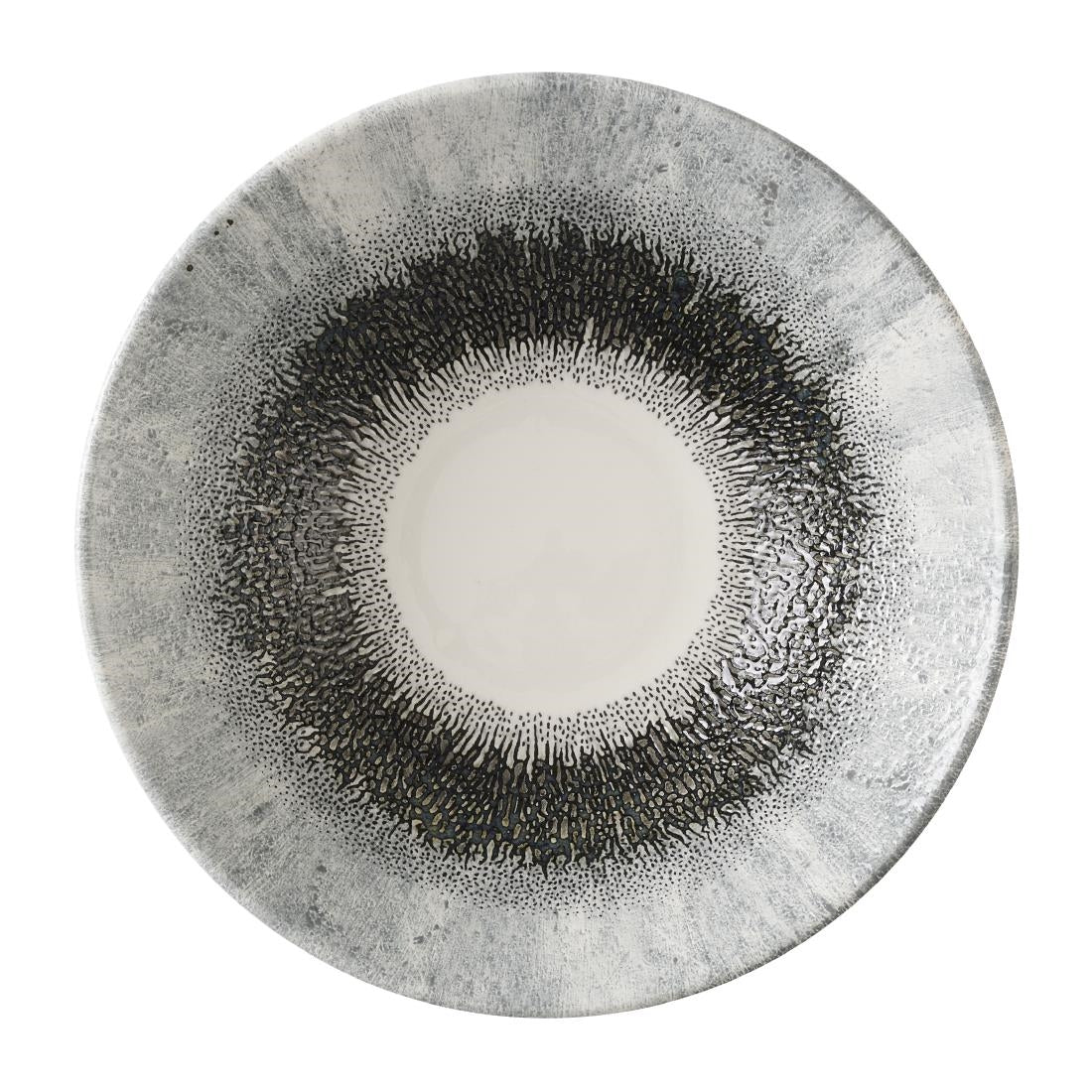 Churchill Studio Prints Fusion Black Deep Coupe Bowls 203mm (6 Pack)