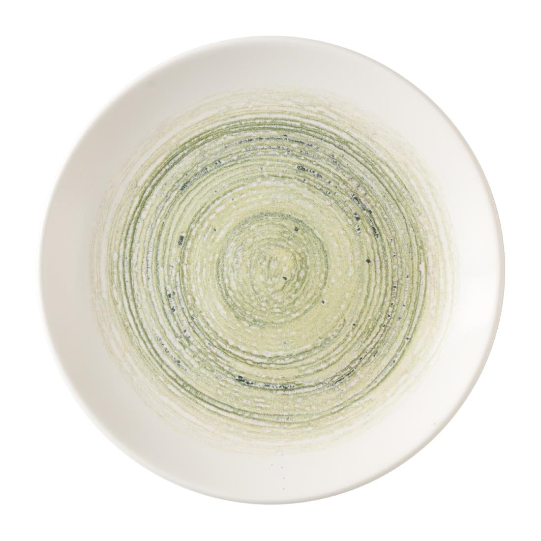 Churchill Elements Fern Evolve Coupe Plates 220mm (12 Pack)