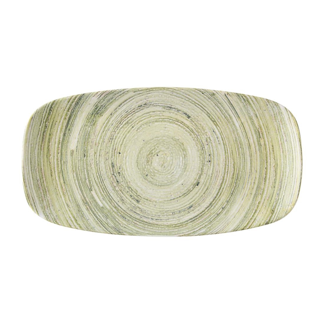 Churchill Elements Fern Chefs Oblong Plates 330 x 178mm(6 Pack)