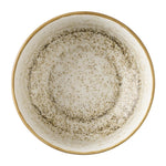 Churchill Nourish Cinnamon Brown Barley White Kochi Shallow Bowls 266ml (12 Pack)