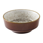 Churchill Nourish Cinnamon Brown Barley White Kochi Shallow Bowls 266ml (12 Pack)