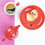 Olympia Café Teapots Red 450ml (2 Pack)