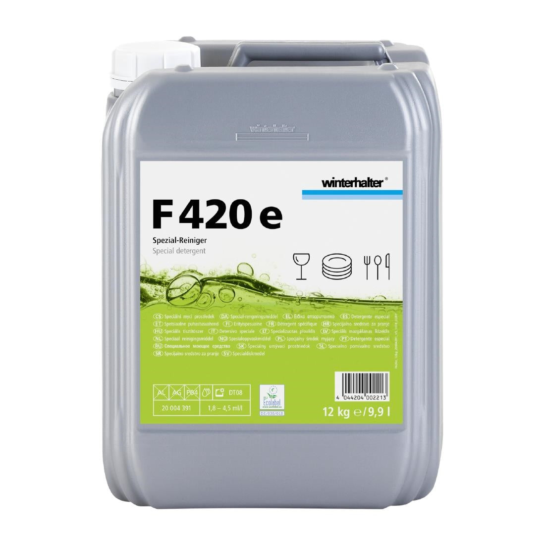 Winterhalter F420e Bistro Detergent Environmentally Friendly - 9.9Ltr