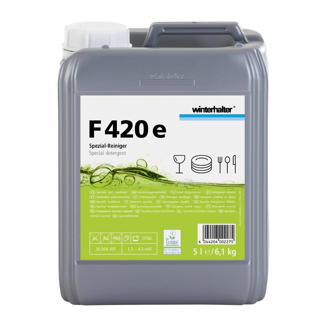 Winterhalter F420e Bistro Detergent Environmentally Friendly - 5Ltr