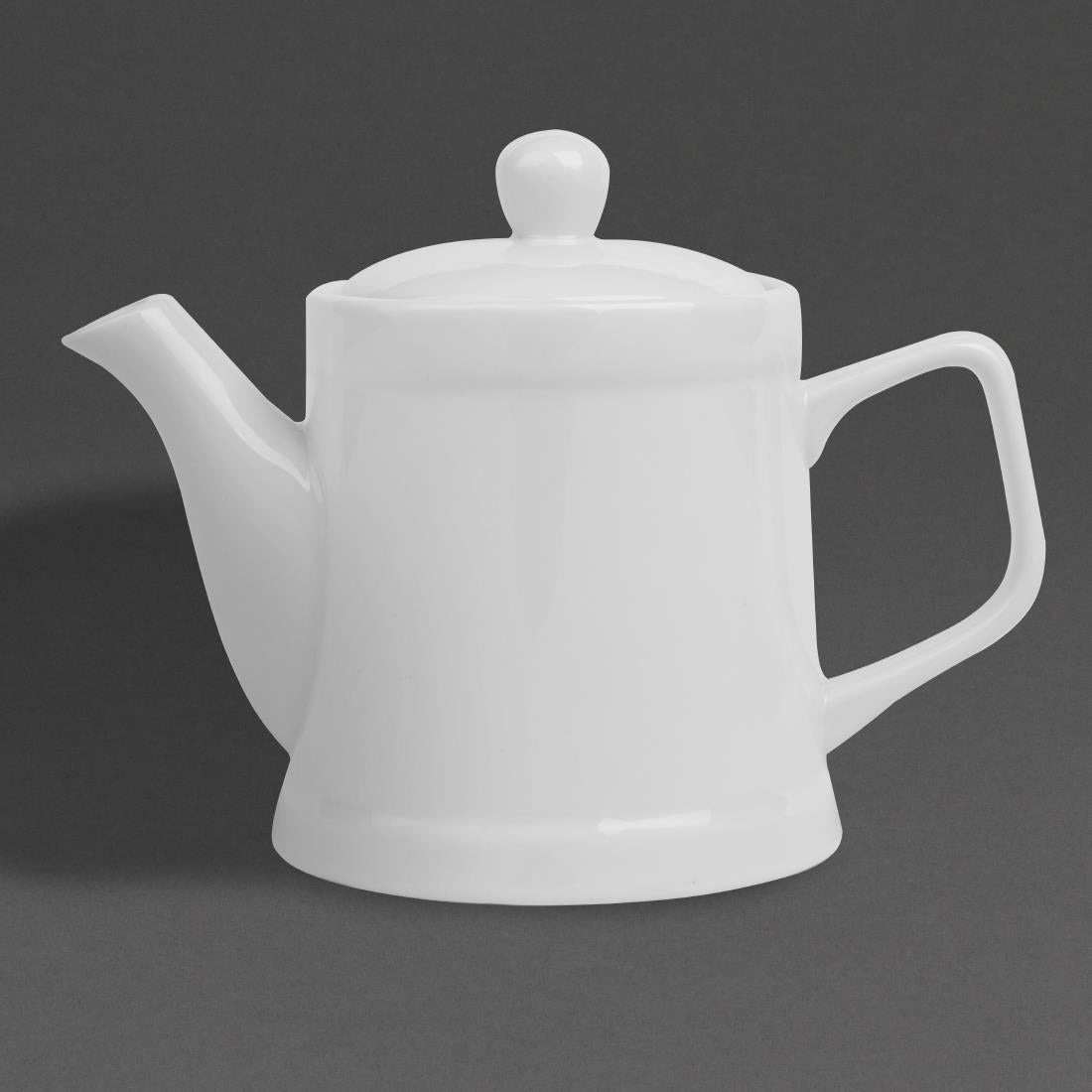 Olympia Whiteware Pier Teapots 500ml (2 Pack)