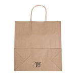 Fiesta Recyclable Twist Handle Brown Paper Bags Medium (250 Pack)