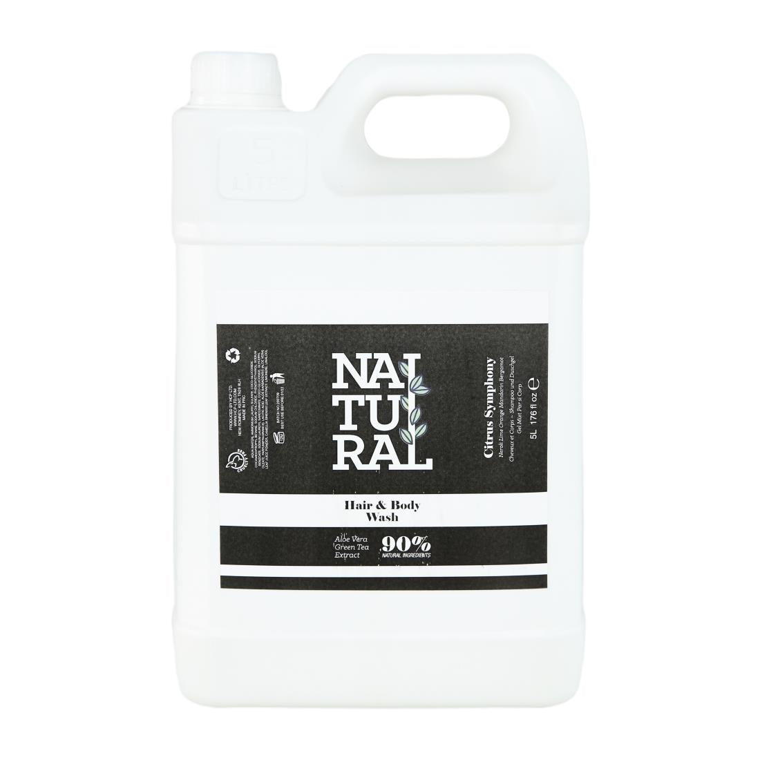 Taylor of London 90% Natural Hair & Body Wash Refill 5Ltr