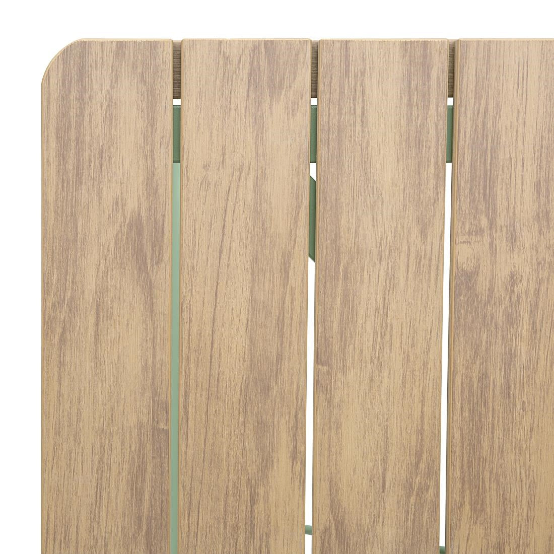 Bolero Melbourne Outdoor Polywood Dining Table 1610x800mm