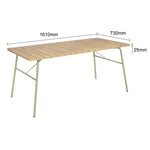 Bolero Melbourne Outdoor Polywood Dining Table 1610x800mm