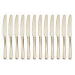 Olympia Buckingham Table Knives Champagne Gold (12 Pack)