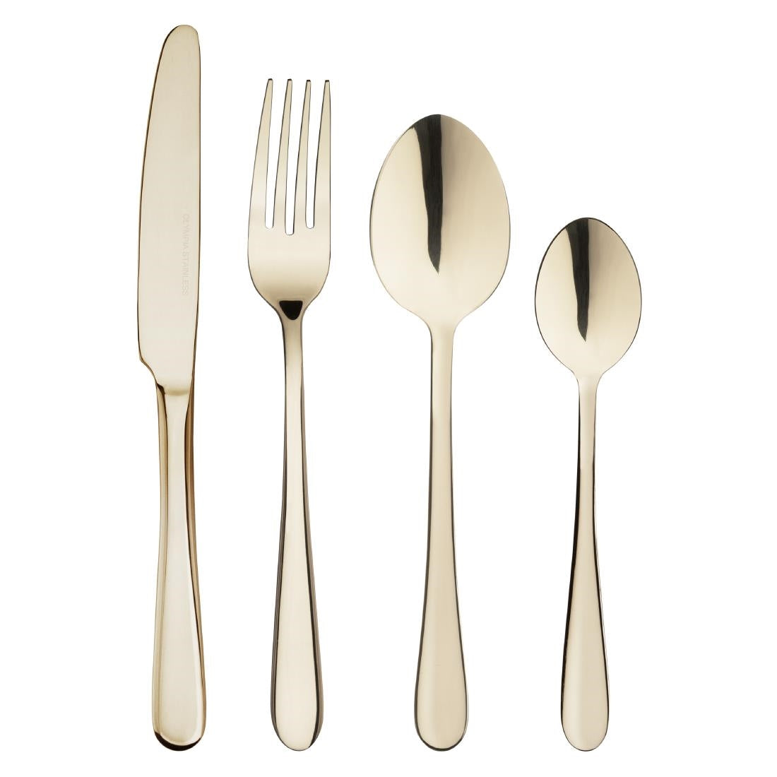 Olympia Buckingham Teaspoons Champagne Gold (12 Pack)