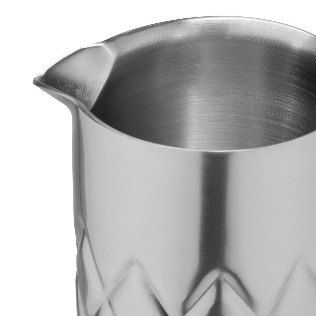 Olympia Double Wall Mixing Glass Stainless Steel 139x87mm