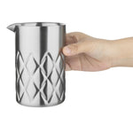 Olympia Double Wall Mixing Glass Stainless Steel 139x87mm