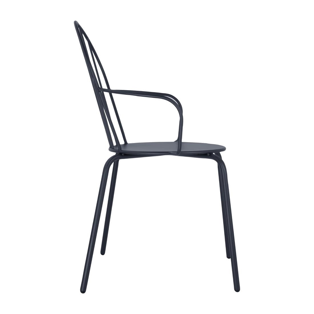 Bolero Adeline Armchairs Slate Blue (4 Pack)