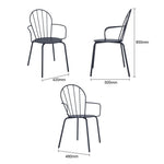 Bolero Adeline Armchairs Slate Blue (4 Pack)